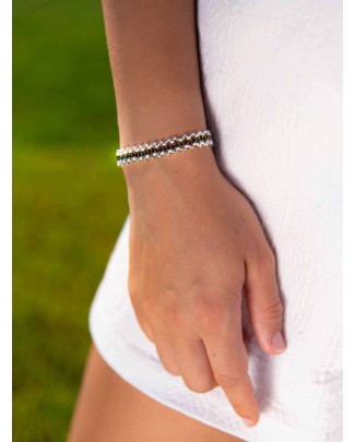 Bracelet fin Evy Rosa