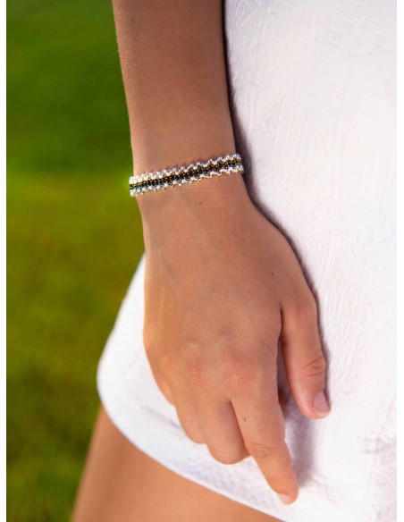 Bracelet fin Evy Rosa