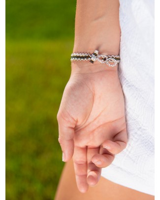 Bracelet fin Evy Rosa 2