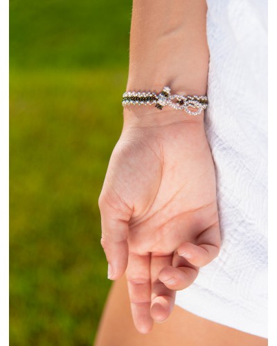 Bracelet fin Evy Rosa