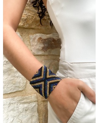 Bracelet large manchette,...