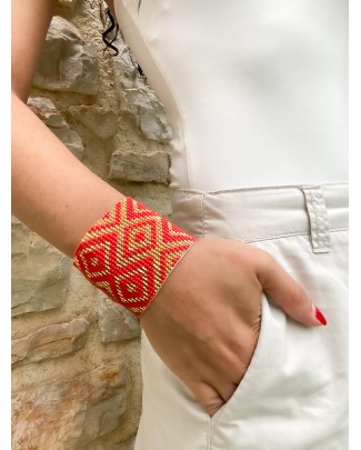 Bracelet large manchette,...