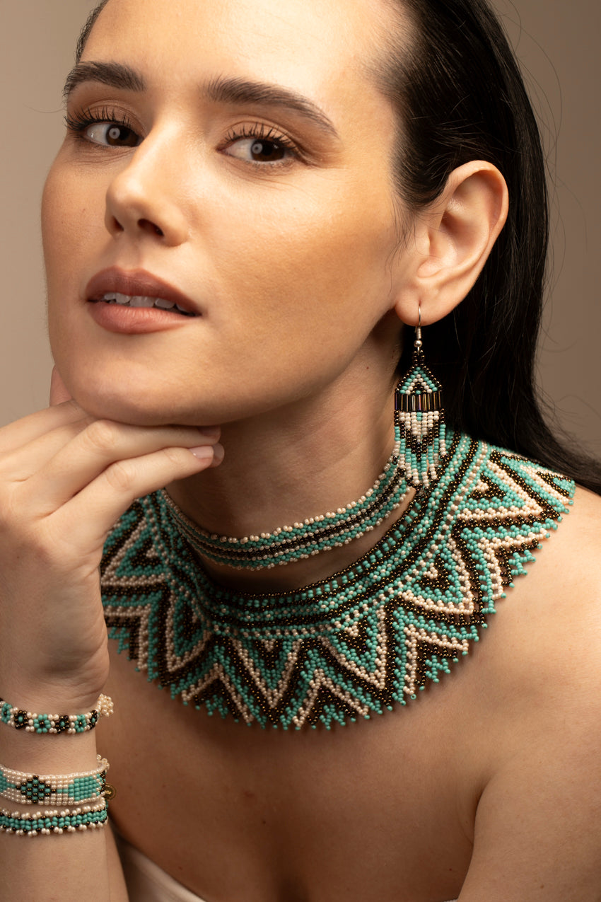 Crème Argent Turquoise