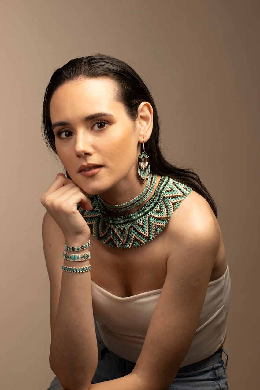 Crème Argent Turquoise
