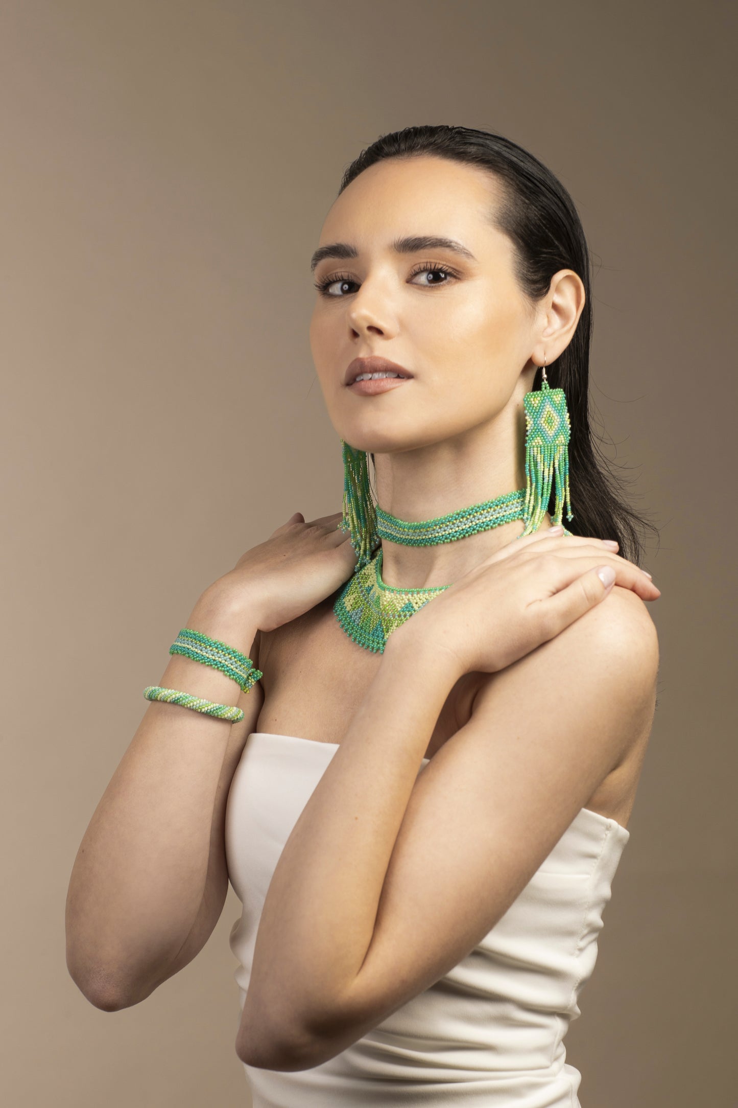 Collier vert
